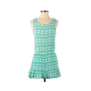 Francesca’s Teal Romper Women’s Size Medium